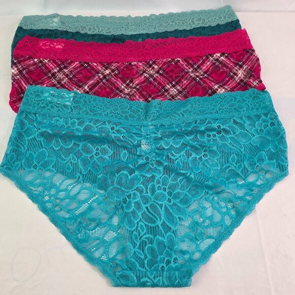 No Boundaries NOBO Lace Hipster 3-Pack Multi-Color Panties – Size XXXL NWT - Picture 16 of 16